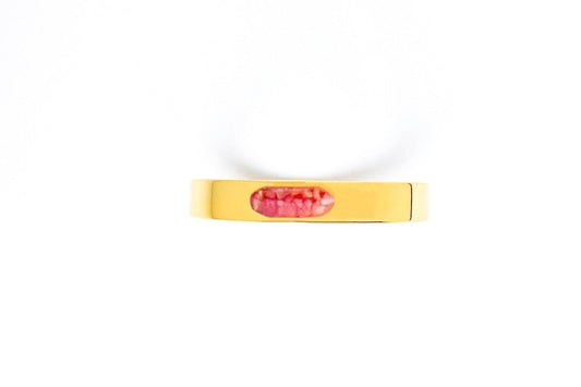 925 Sterling zilveren gedenk armband gevuld met melktandjes en roze hars