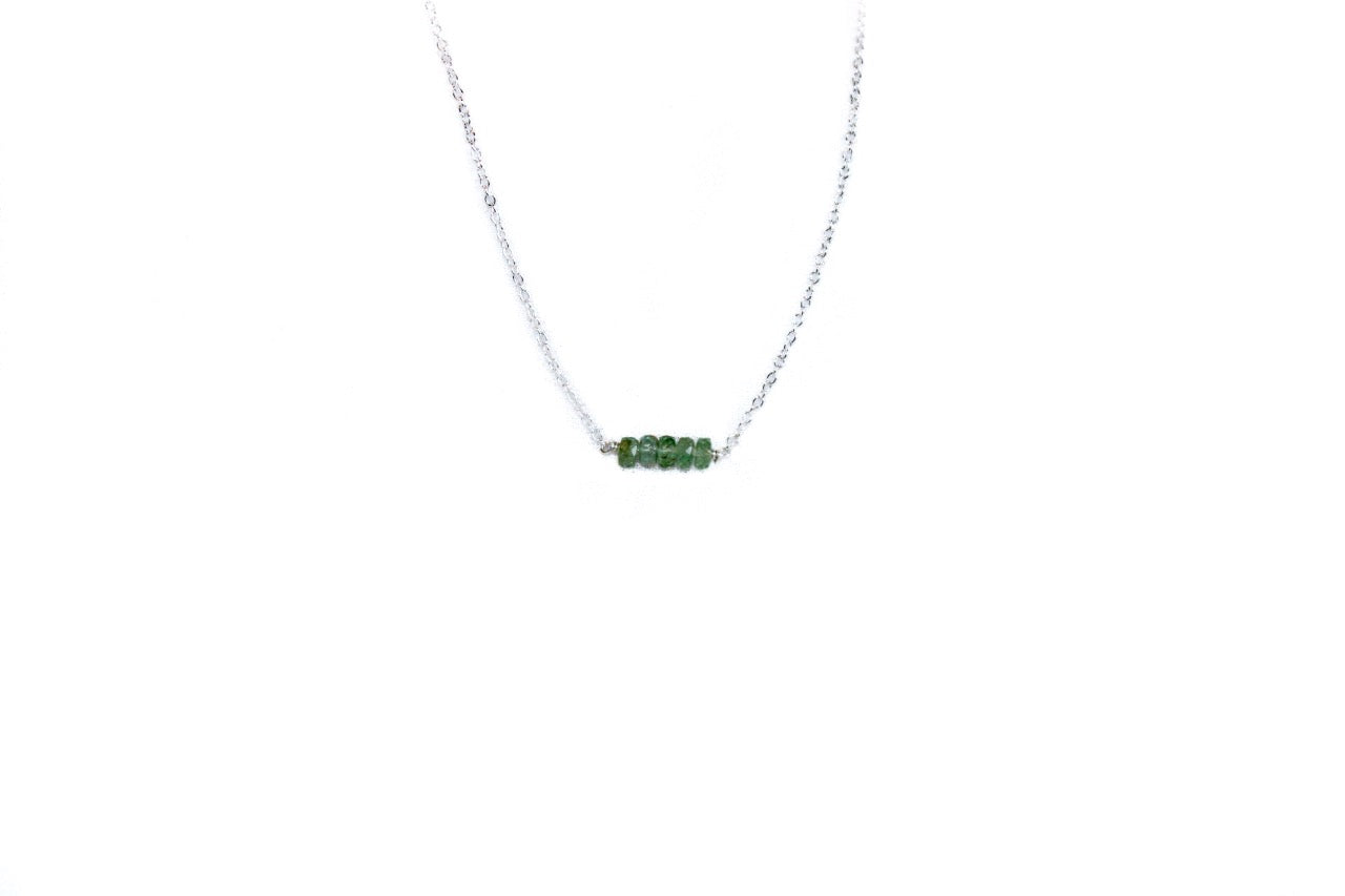 925 sterling silver necklace with Kyaniet