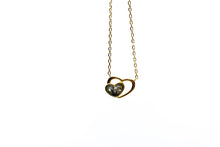 Afbeelding in Gallery-weergave laden, 925 Sterling Silver Heart in Heart Necklace - Gold Plated
