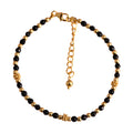 Nyx armbandje met zwarte onyx, modern strak design van Néhlia.