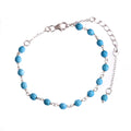 Sia armbandje met turquoise, modern strak design van Néhlia.